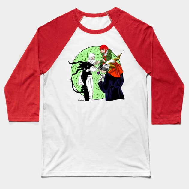 the ancient magus bride and the girl from the other side siuil a run Baseball T-Shirt by jorge_lebeau